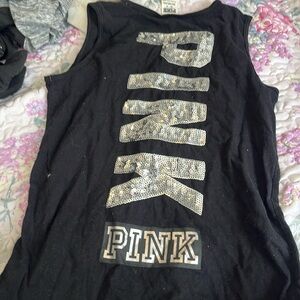 Victoria secret pink bling tank